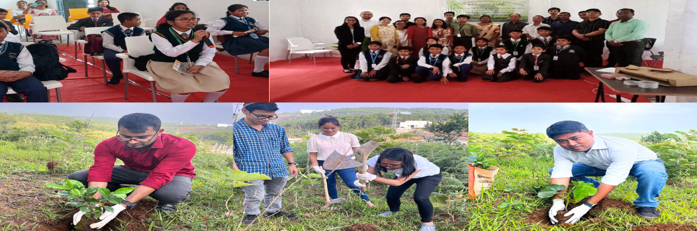 NECTAR organized an "Awareness programme on Climate Change & Tree Plantation Drive"  in collaboration with the Meghalaya Climate Change Centre