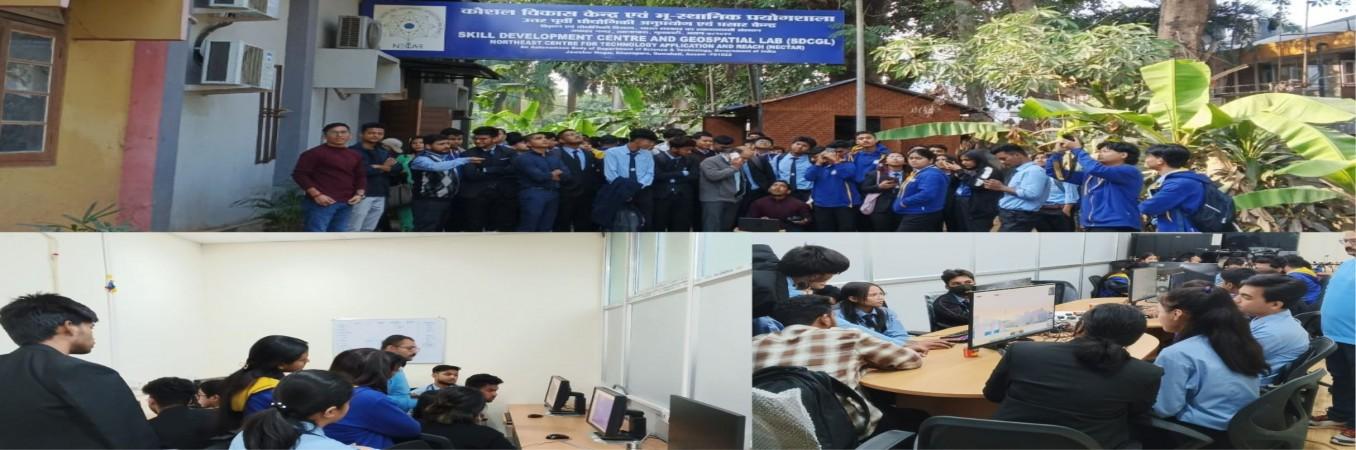 Industrial visit of 3rd and 4th Batch of students from Assam Downtown University, Guwahati